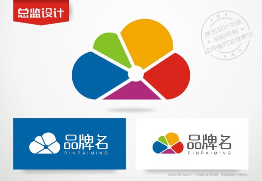 科技云logo云计算