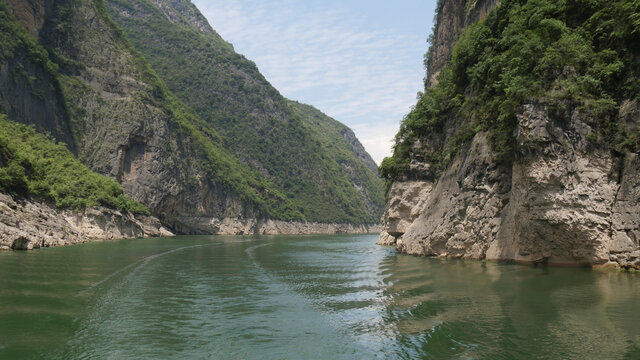 长江支流大宁河小三峡风光