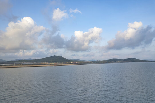 丁字湾沿海跨海大桥风光