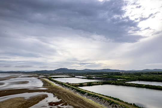 丁字湾沿海跨海大桥风光