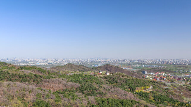 北京西山远眺