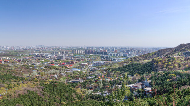 北京西山远眺