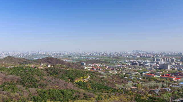 北京西山远眺