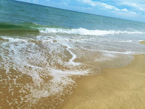 海边风光海浪