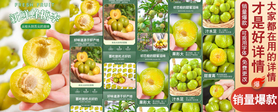 新鮮蜂糖李詳情