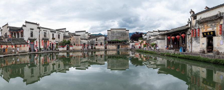 宏村月沼全景