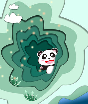 剪紙風(fēng)海報(bào)