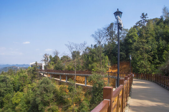 建瓯云际山环山栈道