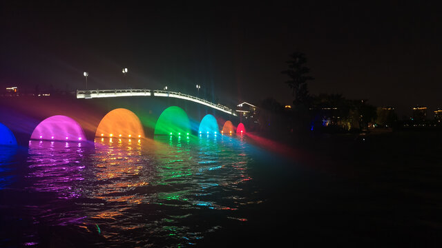 金鸡湖夜景