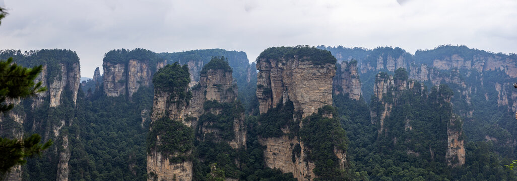 袁家界高清全景图