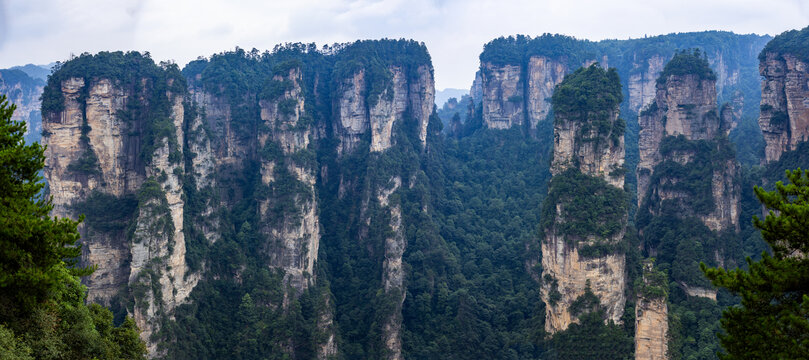 袁家界高清全景图