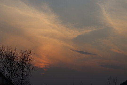 晚霞天空