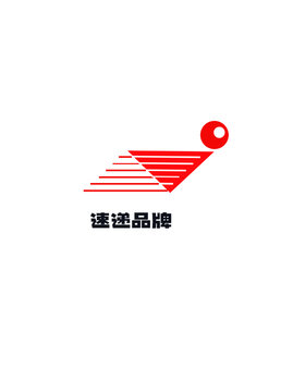 红色速递logo