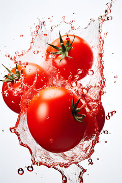 西红柿创意海报图