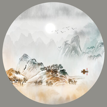 國(guó)畫山水