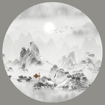 古風(fēng)山水畫