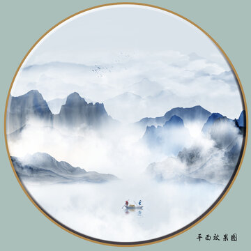 禪意山水畫