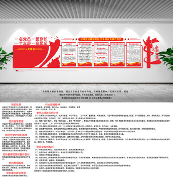 黨員活動室文化墻