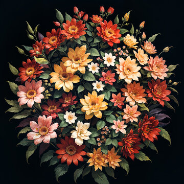 獨幅花卉