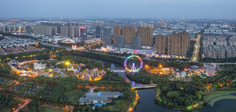 暨阳湖生态园夜景