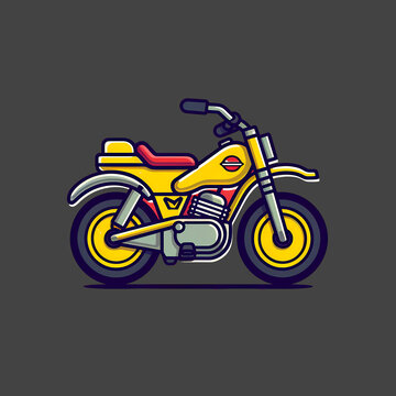 卡通logo摩托車