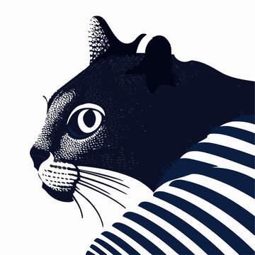 貓主題插畫裝飾畫