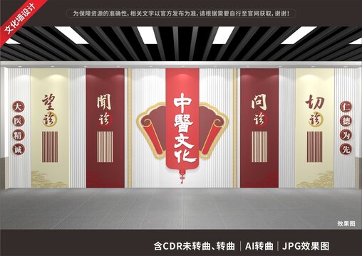 中醫(yī)文化展示展廳墻