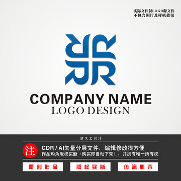 R字母LOGOR标志