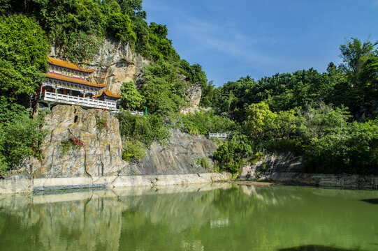 海南儋州莲花寺风光