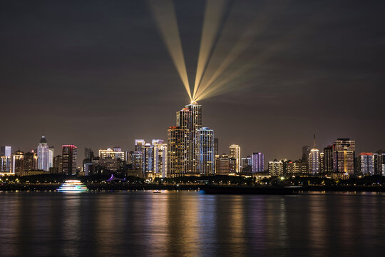 武汉长江夜景