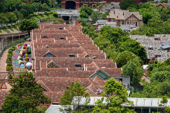 欧式住宅屋顶