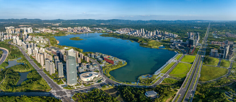 天府大道兴隆湖建筑