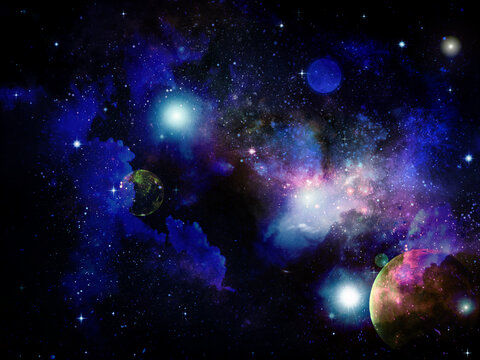 浪漫宇宙星空