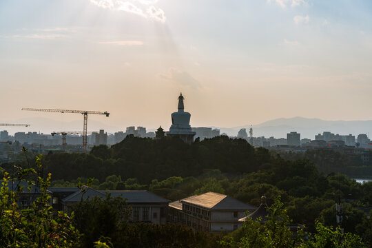 北京建筑群都市风光