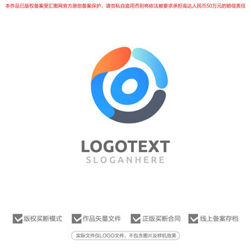 圆圈标志logo