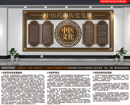 中醫(yī)發(fā)展史文化墻