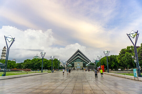 中国绍兴城市广场与绍兴大剧院