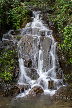 莫干山风景区林间小溪