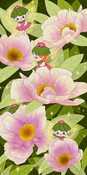 花朵與精靈