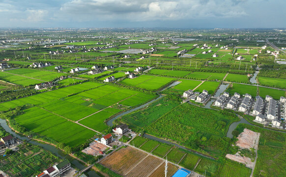 上海金山区航拍