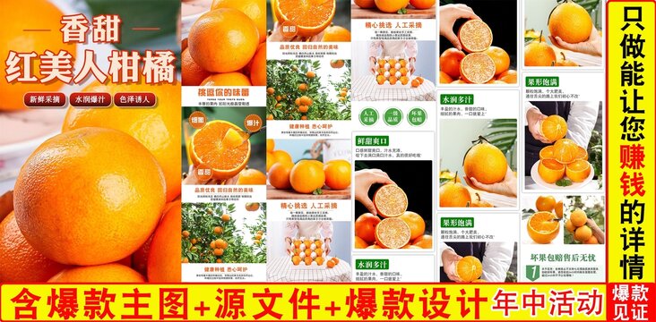 红美人柑橘详情页