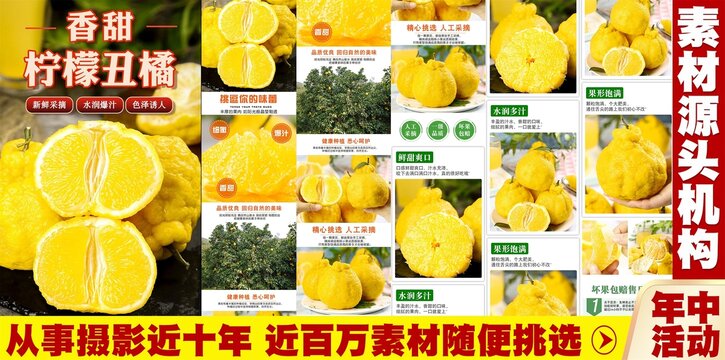 檸檬丑橘詳情頁(yè)