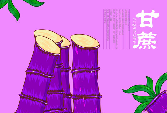 甘蔗插畫(huà)