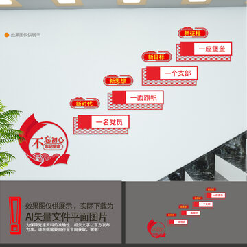 黨建樓梯文化墻