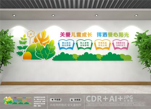 幼兒園文化墻