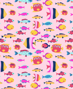 卡通海魚兒