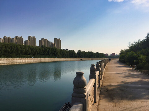 呼和浩特小黑河大桥风景