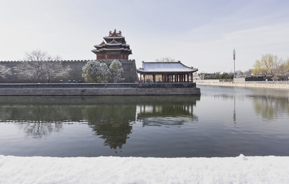 故宫角楼雪景