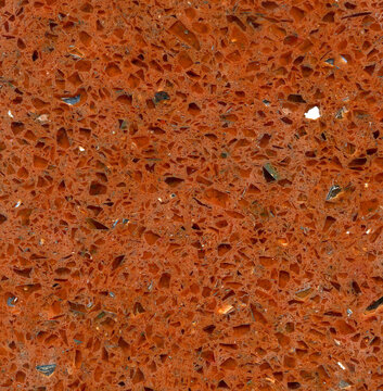 星沙橙红人造石板材背景