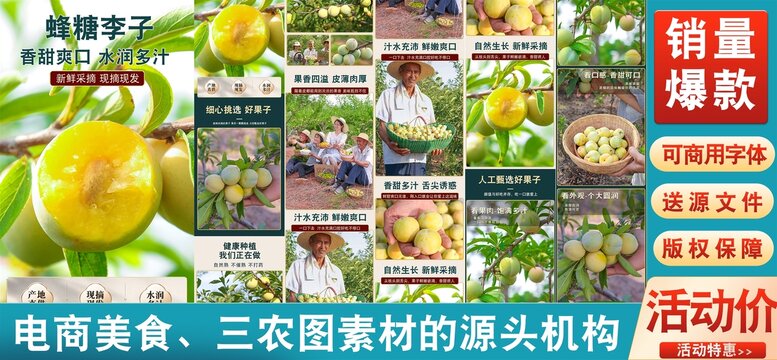蜂糖李詳情頁